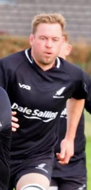 Dan Hart - excellent try as reward for Neyland forward Dan Hart - excellent try as reward for Neyland forward